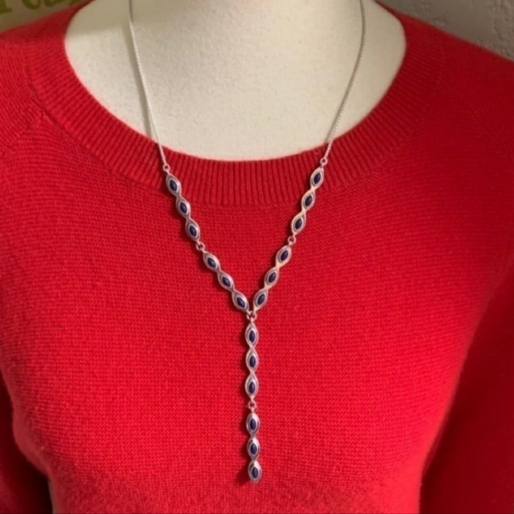 Lucky Brand -  Semiprecious Y Necklace